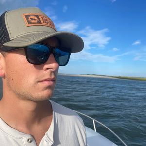 Maritime Leather Patch Trucker Hat
