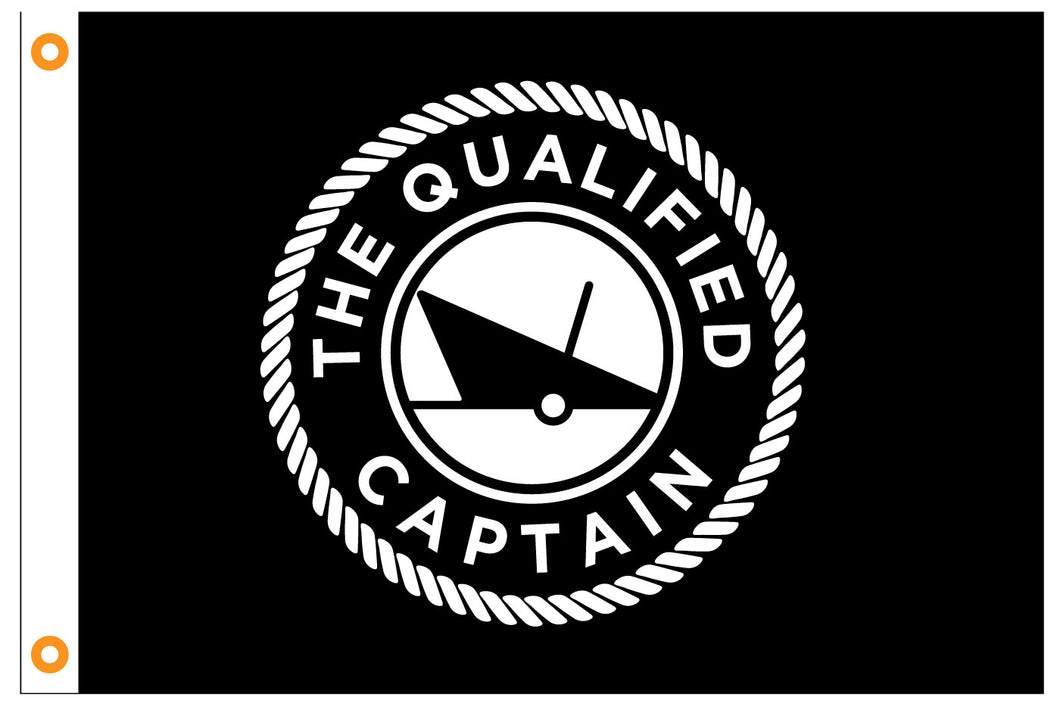 qualified captain logo flag